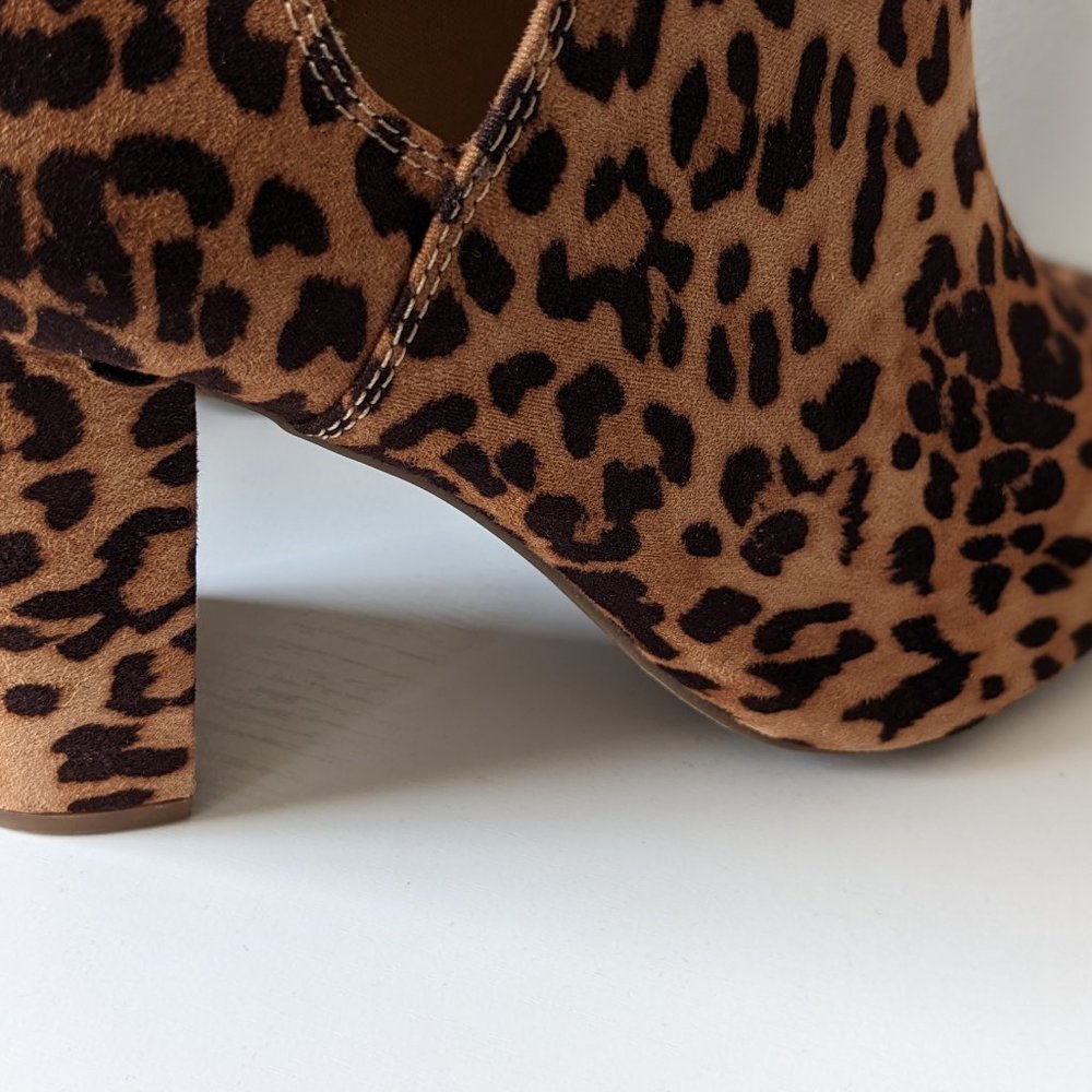 Lane Bryant Dream Cloud Cutout High Heel Bootie - Leopard - 11W - Picture 9 of 15